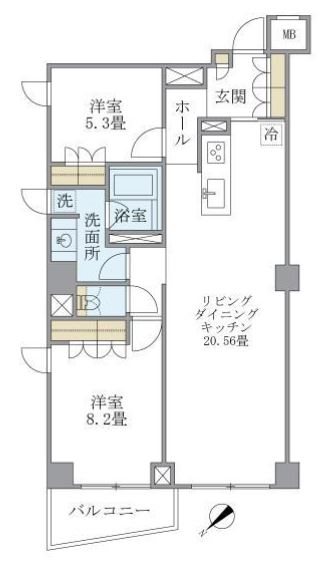 KDXレジデンス西原  間取り