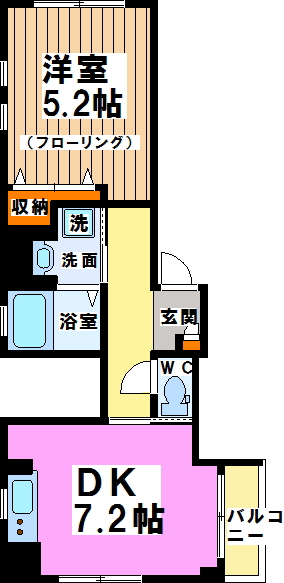 FERIO幡ヶ谷（フェリオ幡ヶ谷） 間取り