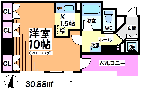 ルーブル明大前 間取り