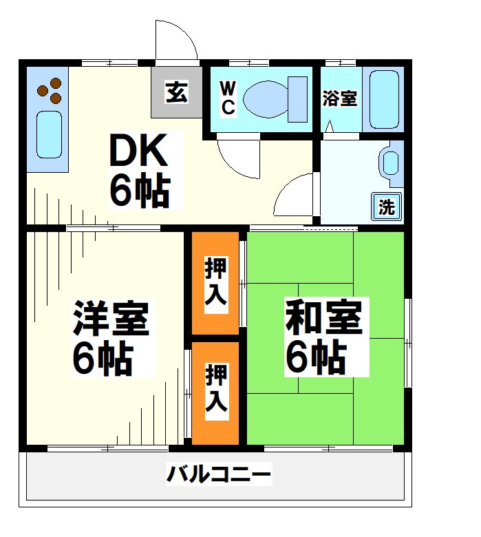 むさしの荘 【当店限定物件】 間取り