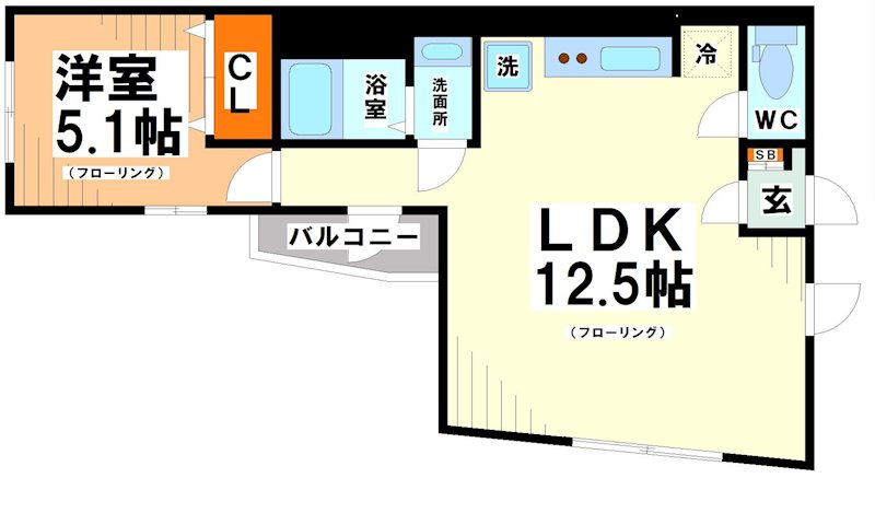 ボウベルズハウス笹塚  間取り