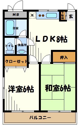 プランドールボナール  間取り図