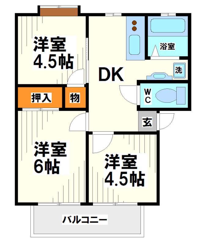 メゾンシライト   間取り