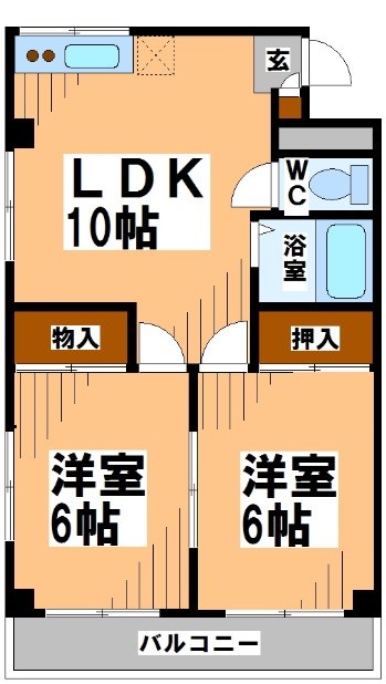東京都三鷹市野崎３丁目 間取り