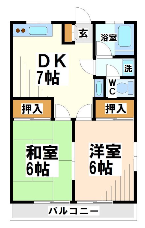 比留間マンション 間取り