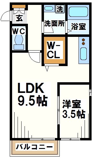 リアンプリエ―ル  間取り