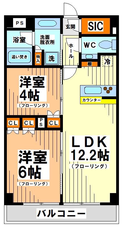 パークハビオ笹塚 間取り