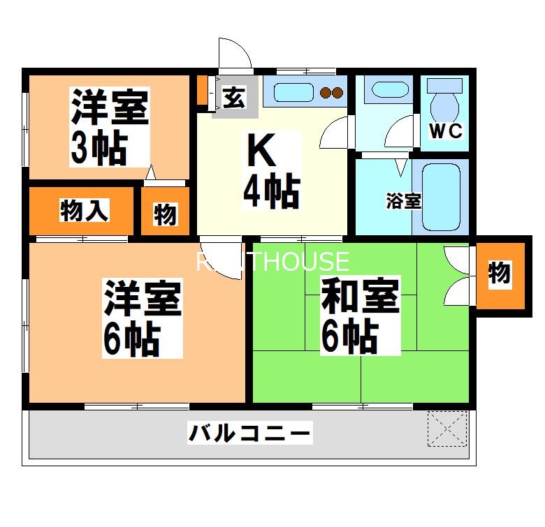 マンション小幡   間取り