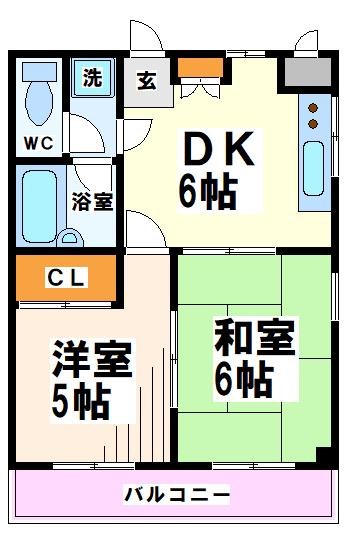 メゾン城山 　当社管理物件 間取り