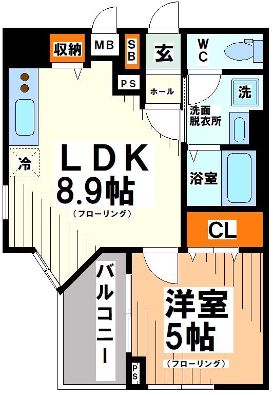 ドミール中野南台 間取り