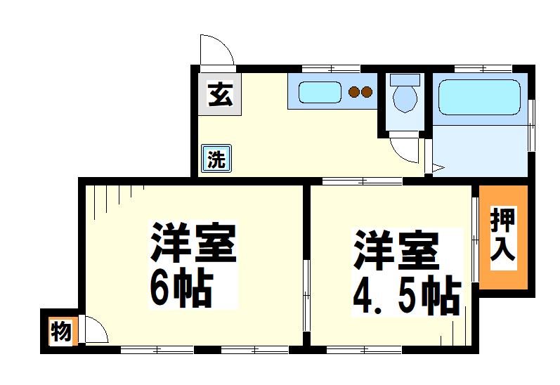 調布マンション   間取り