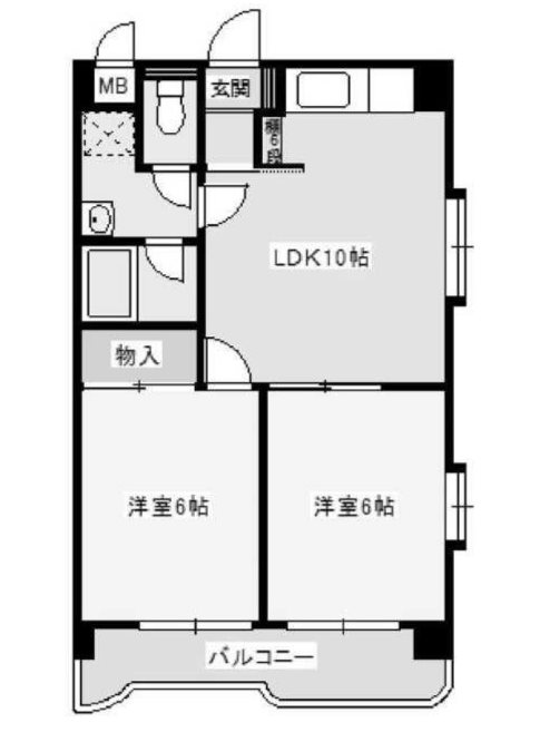 エクレールつつじヶ丘 間取り図