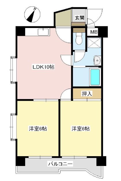 エクレールつつじヶ丘 間取り