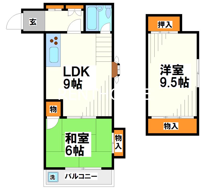 アプリコット調布  間取り