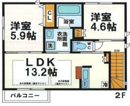 鈴木様邸A棟 　弊社管理物件  間取り