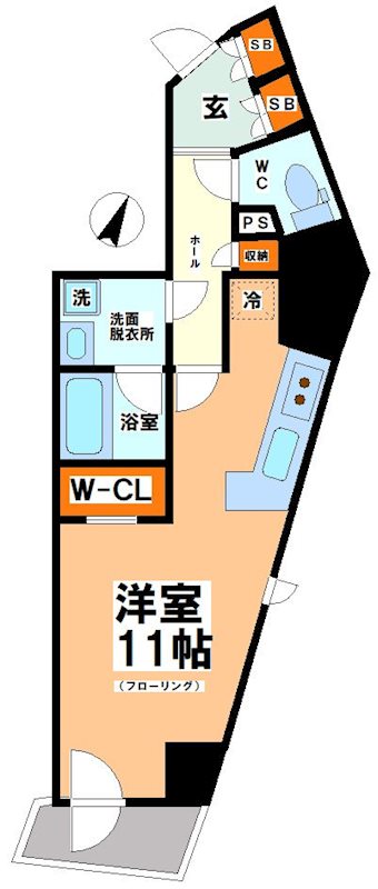 リテラス渋谷笹塚   間取り