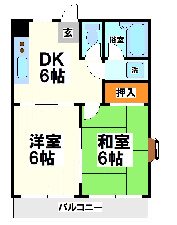 カーサ小山   間取り