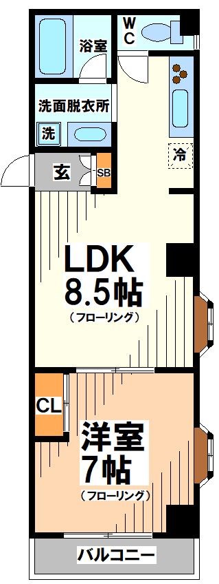 アーバン羽根木 間取り