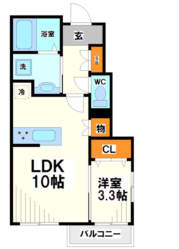 ラヴィアンフルールⅡ   間取り