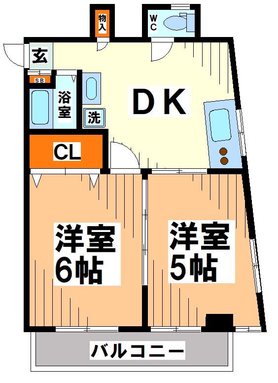 五十嵐マンション 間取り図