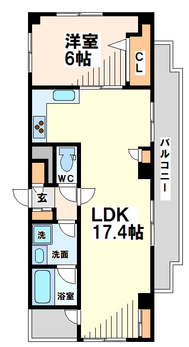 コムコールデコット 間取り