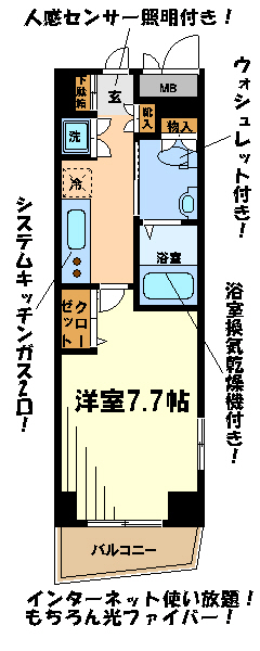 グランドコンシェルジュ南調布 間取り