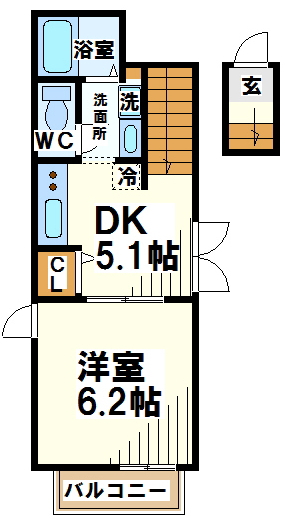 クレストⅡ  間取り