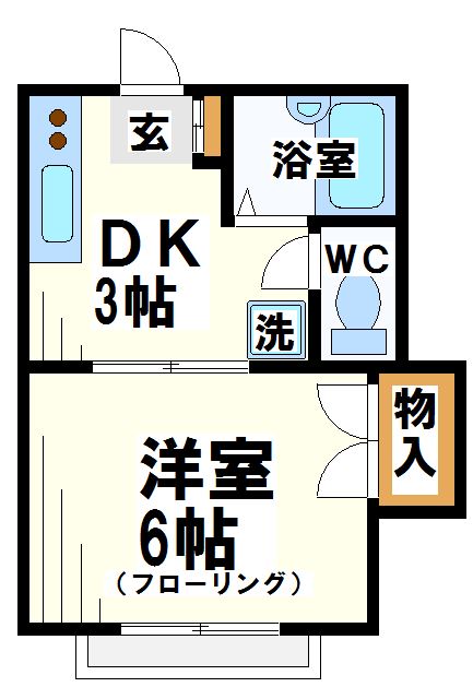 コトー中原1   間取り