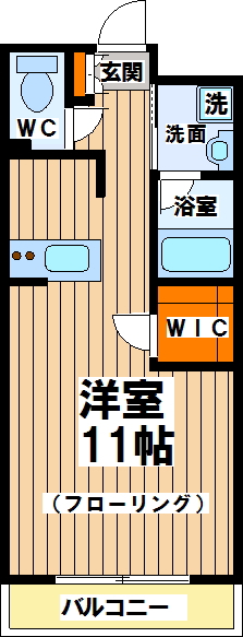 グリシーナ下北沢  間取り