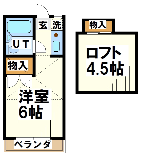 コーポホワイトA 間取り