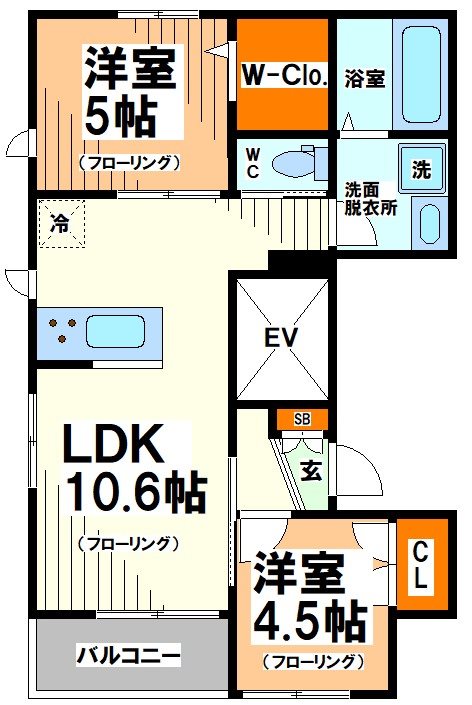 高橋ハイツ  間取り