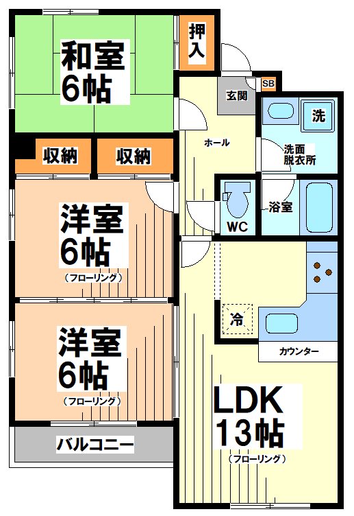 ドムールクライ 間取り