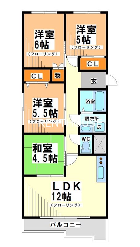 モンテフレンテ 間取り