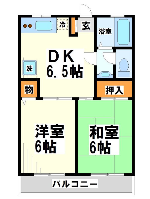 コーポ橋本    間取り