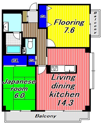 パティオ弥生町 間取り