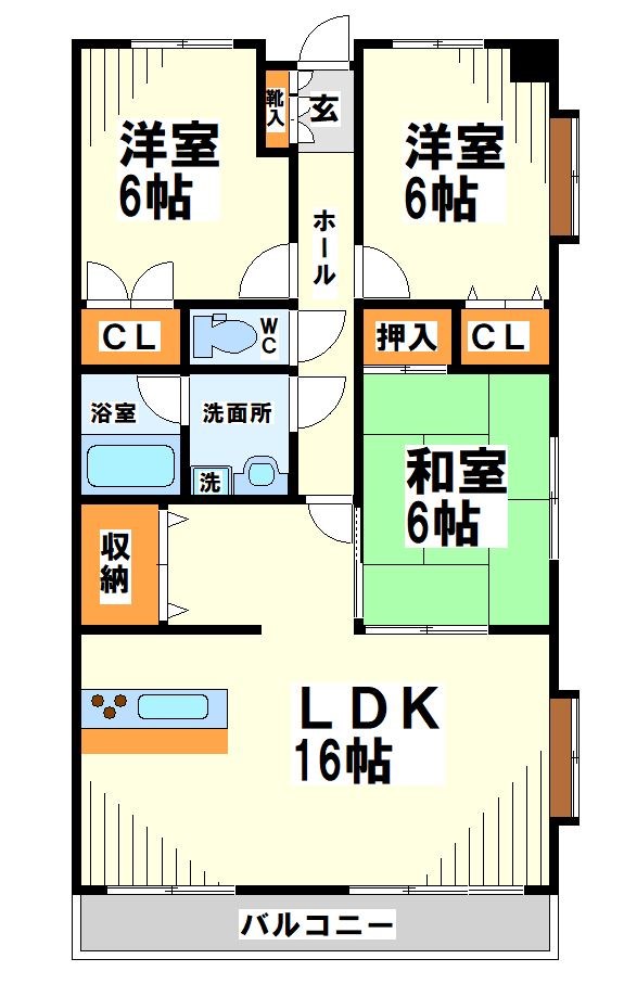 ターンドール  間取り