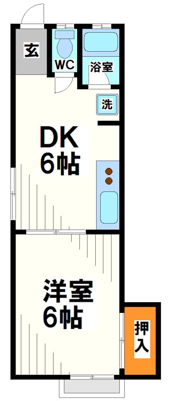 青雲荘  間取り