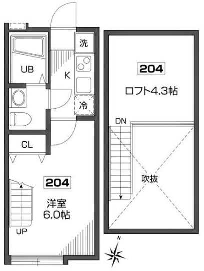 グランエッグス明大前ノース 間取り