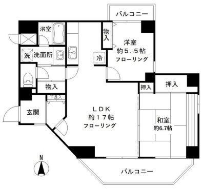 クレスト和泉 間取り