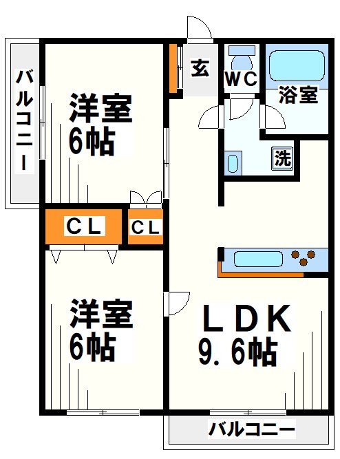 第２コーポ石井  間取り