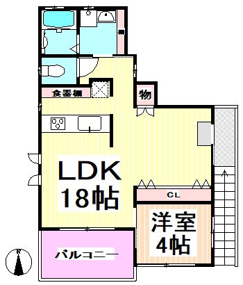 方南1丁目アパート 間取り