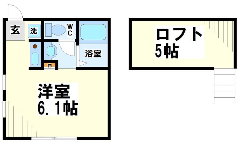 ラメゾンドゥラヴィ  間取り