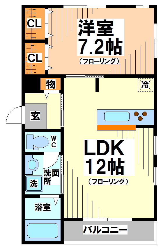 フェリーチェ上高井戸 間取り