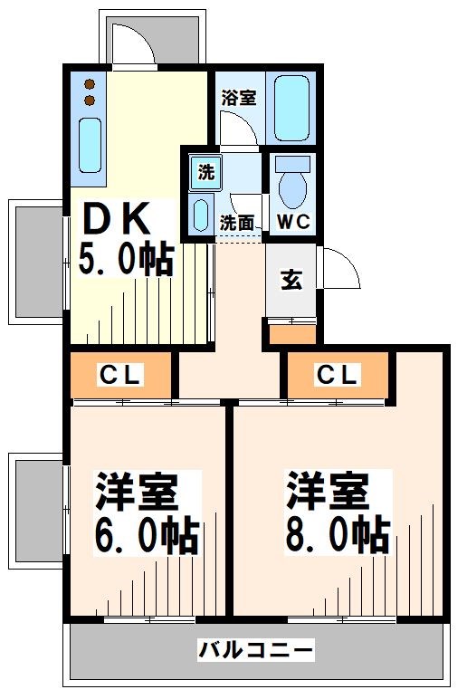 烏山レジデンス  間取り