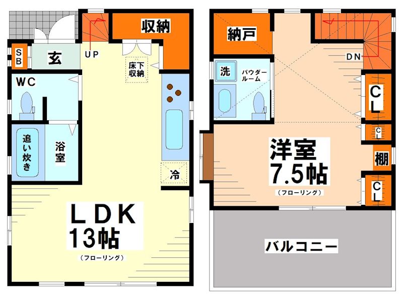 大山町戸建 間取り