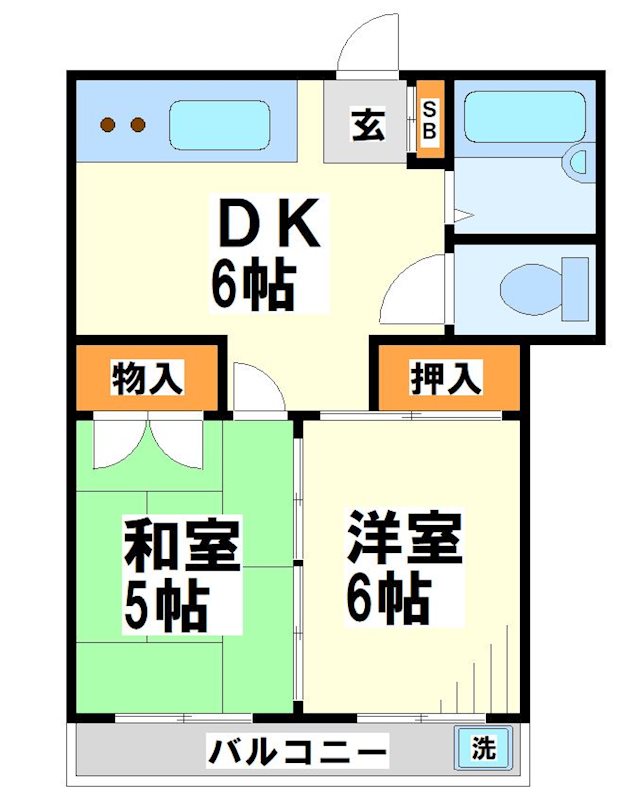 武蔵野コーポ【当店限定物件】  間取り