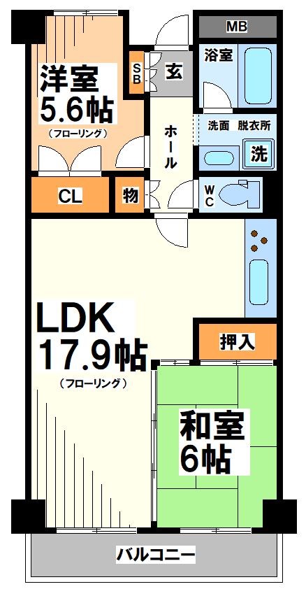 方南サンハイツ 間取り