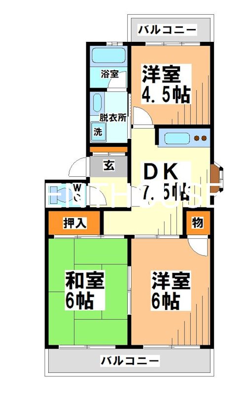 サングリーン8  間取り