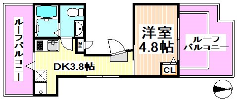 アイフラット明大前 間取り