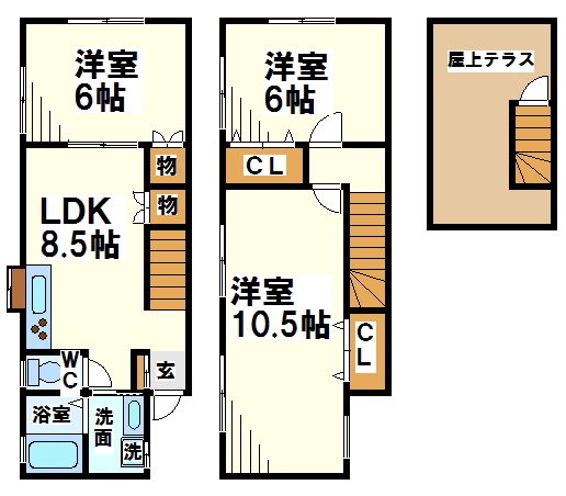 シャトーＫ  間取り